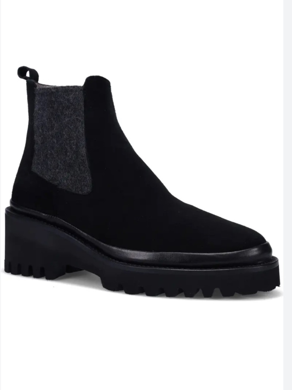 Ron White black emmaline waterproof Chelsea boots leather Eu 36 US 5.5 new